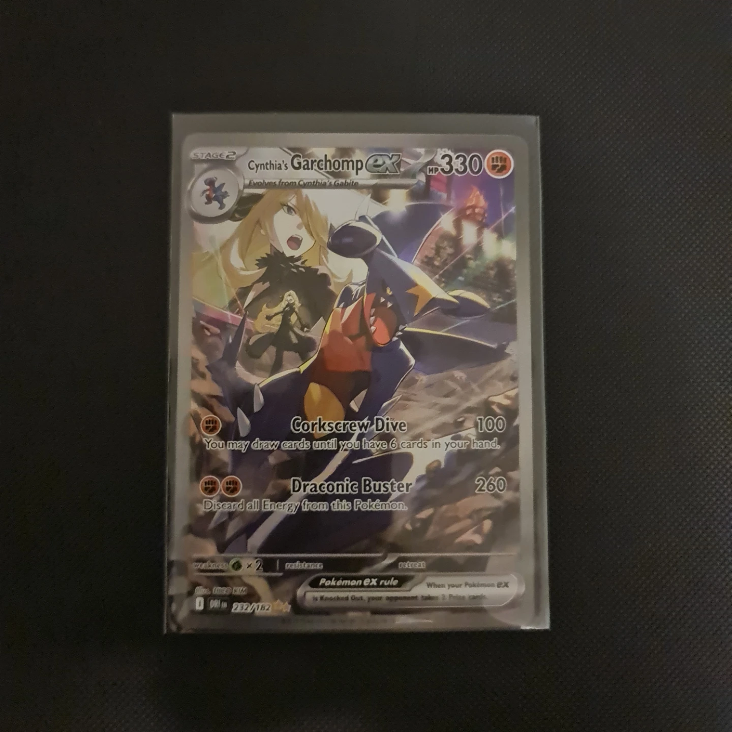 Cynthia's Garchomp EX 232/182 - SIR - photo 4