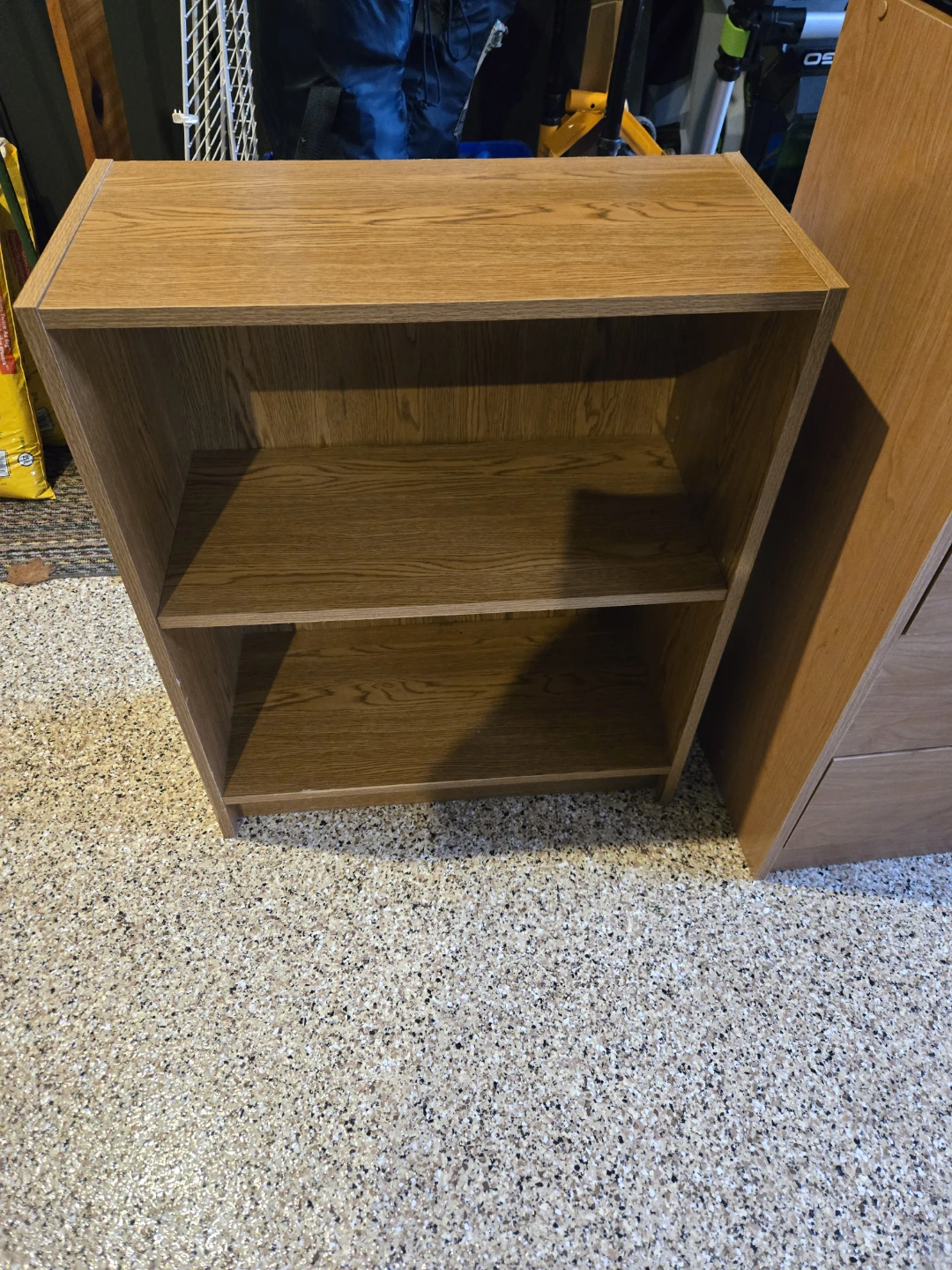 Oak Finish Bookshelf