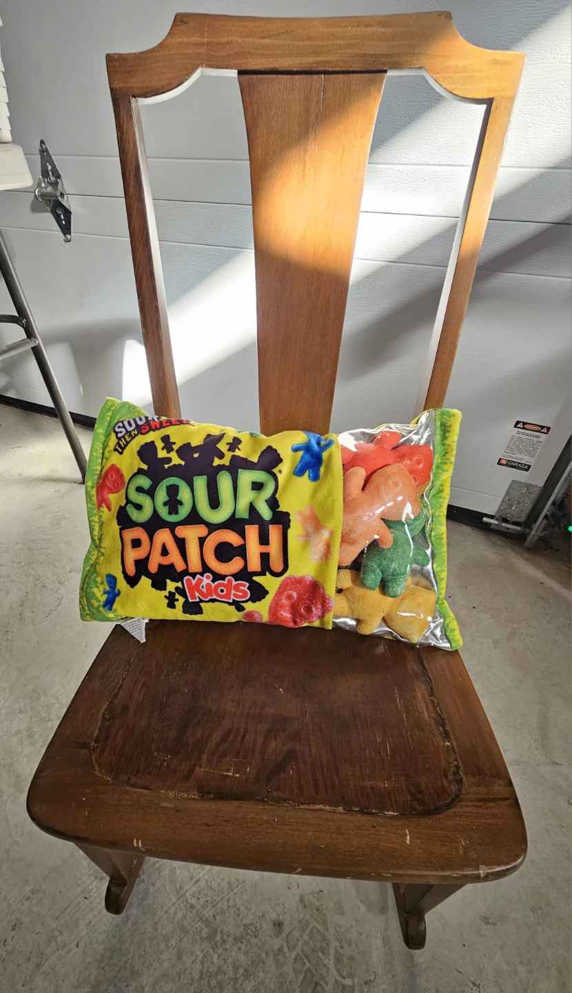 Sour Patch Kids Plush Pillow with 4 stuffies