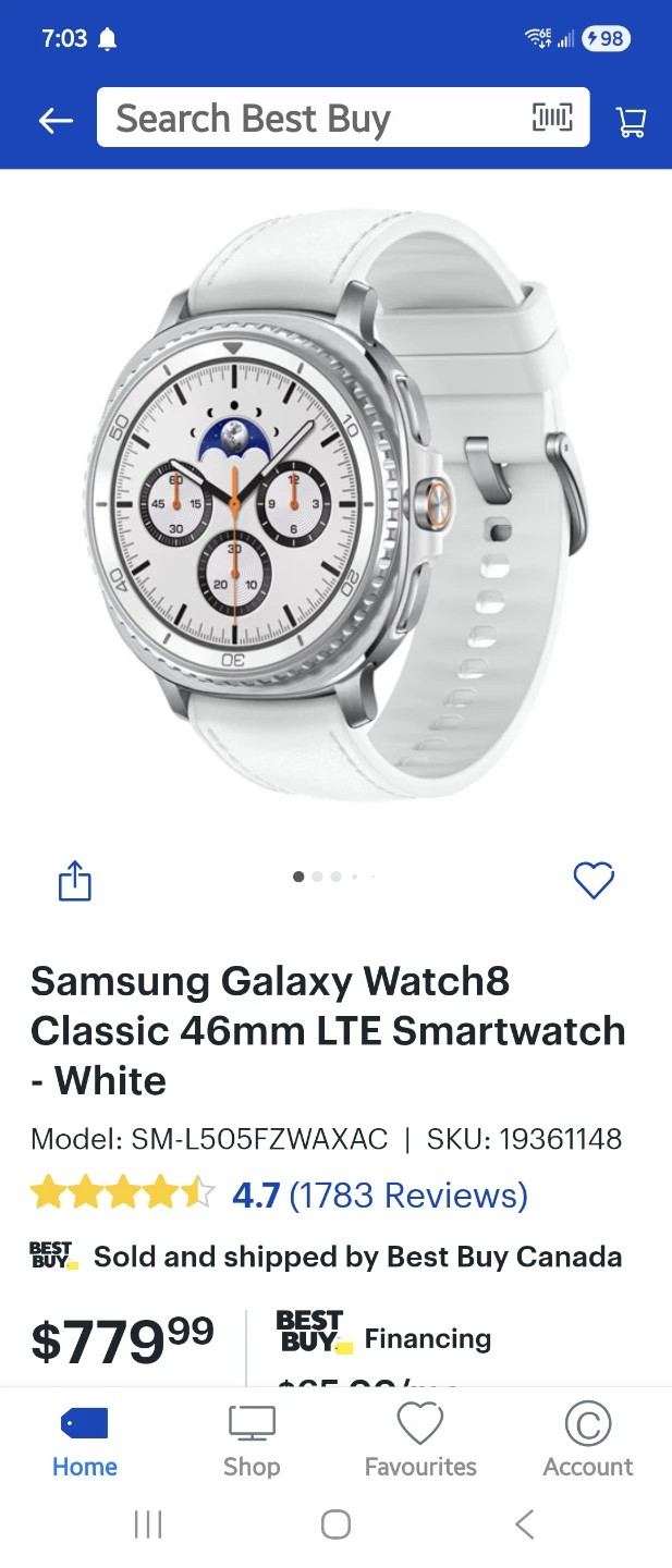 Samsung Galaxy Watch 8 Classic Smartwatch - photo 2