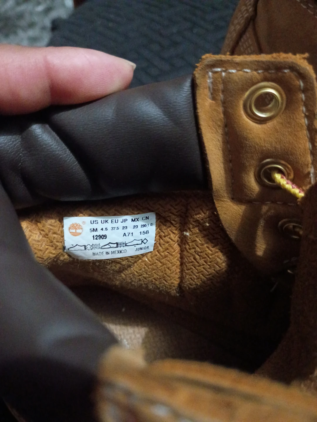 Timberland Junior Waterproof Boots Size 5 Youth - photo 4
