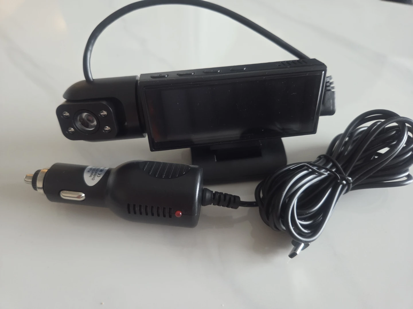 Black Car Dash Cam with Charger - photo 2