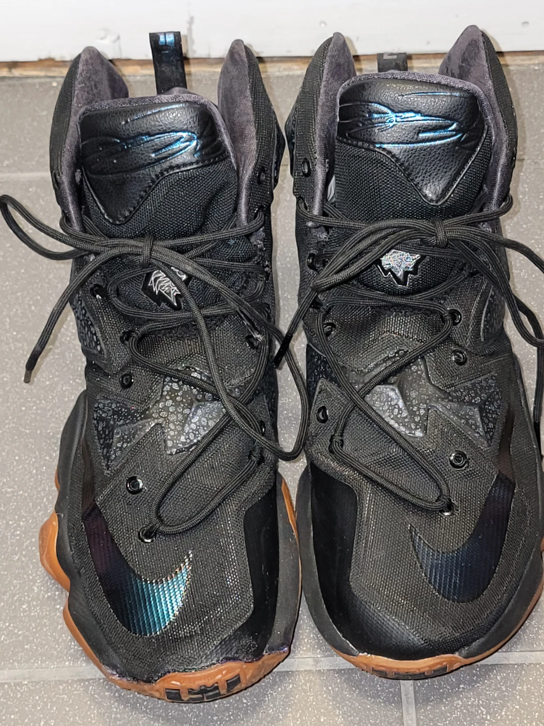Nike LeBron Soldier 10 Black Gum Basketball Shoes - photo 4