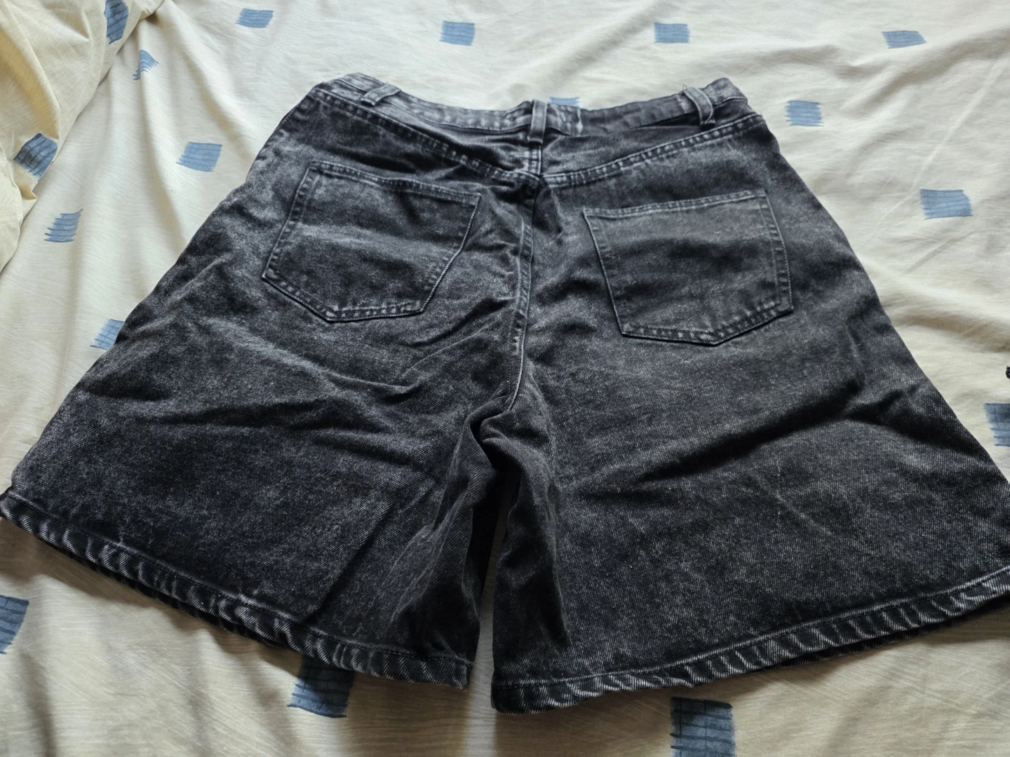 Sela Denim Shorts - Black Wash L - photo 2