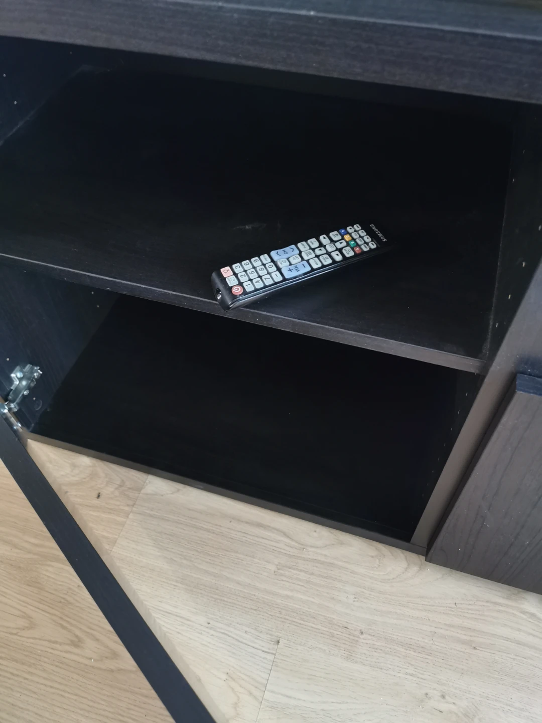 Black TV Stand Cabinet - photo 4