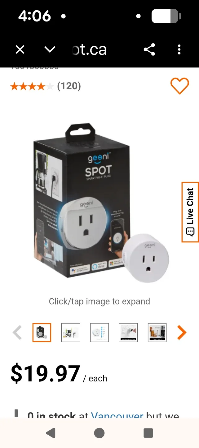 Geeni Spot Smart Wi-Fi Plug