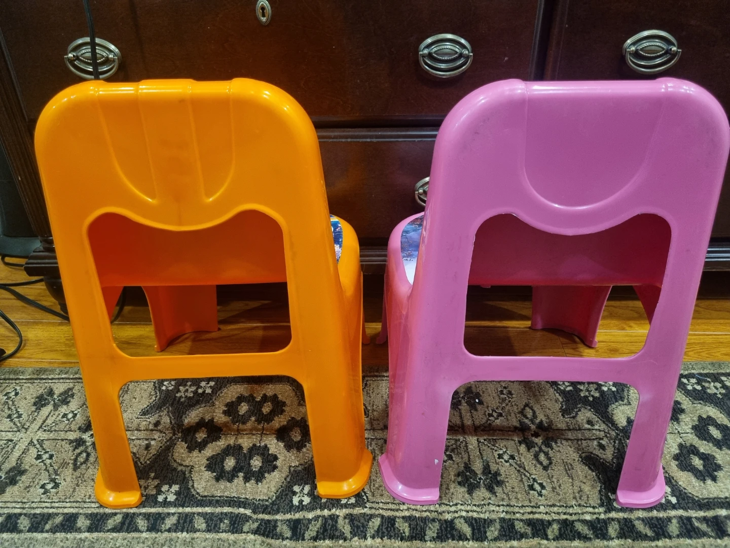 Kids Plastic Chairs - set of 2