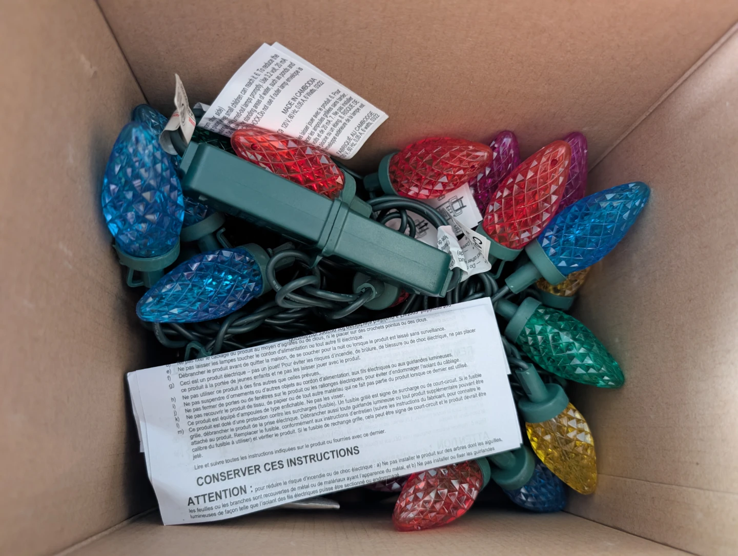 Sylvania Stay-Lit Platinum 1 Set of 50 LED C9 Multicolour Lights - photo 2