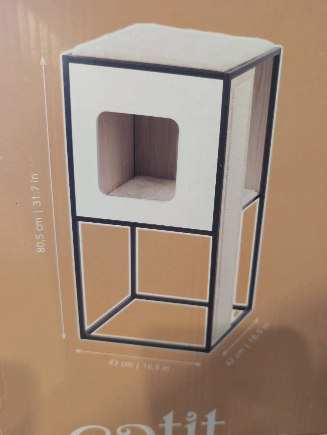 Brand new Catit Vesper Patio Small 3-Level Designer Cat Tree - photo 3
