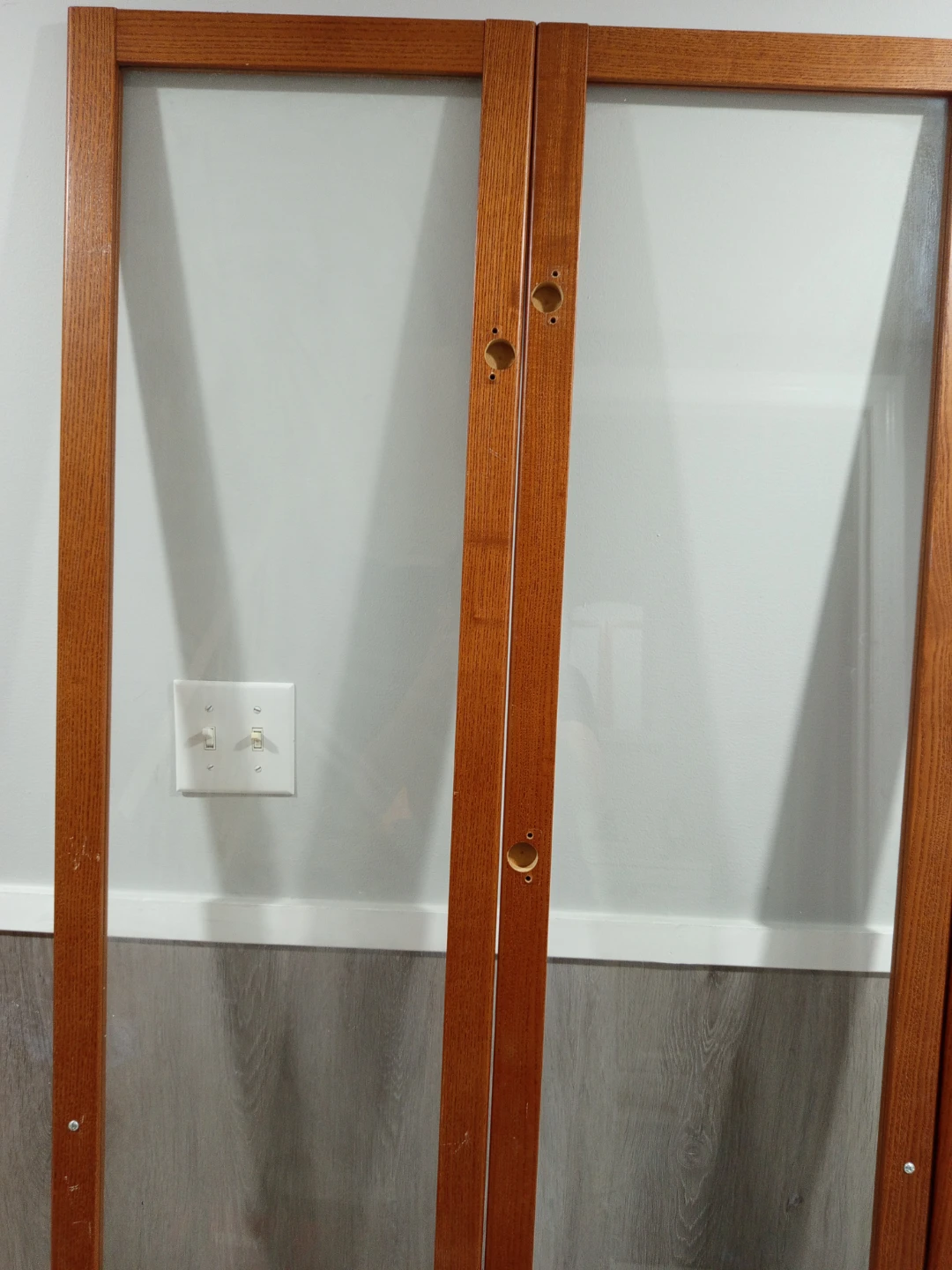 Wooden Framed Glass Doors 4 pieces - photo 3
