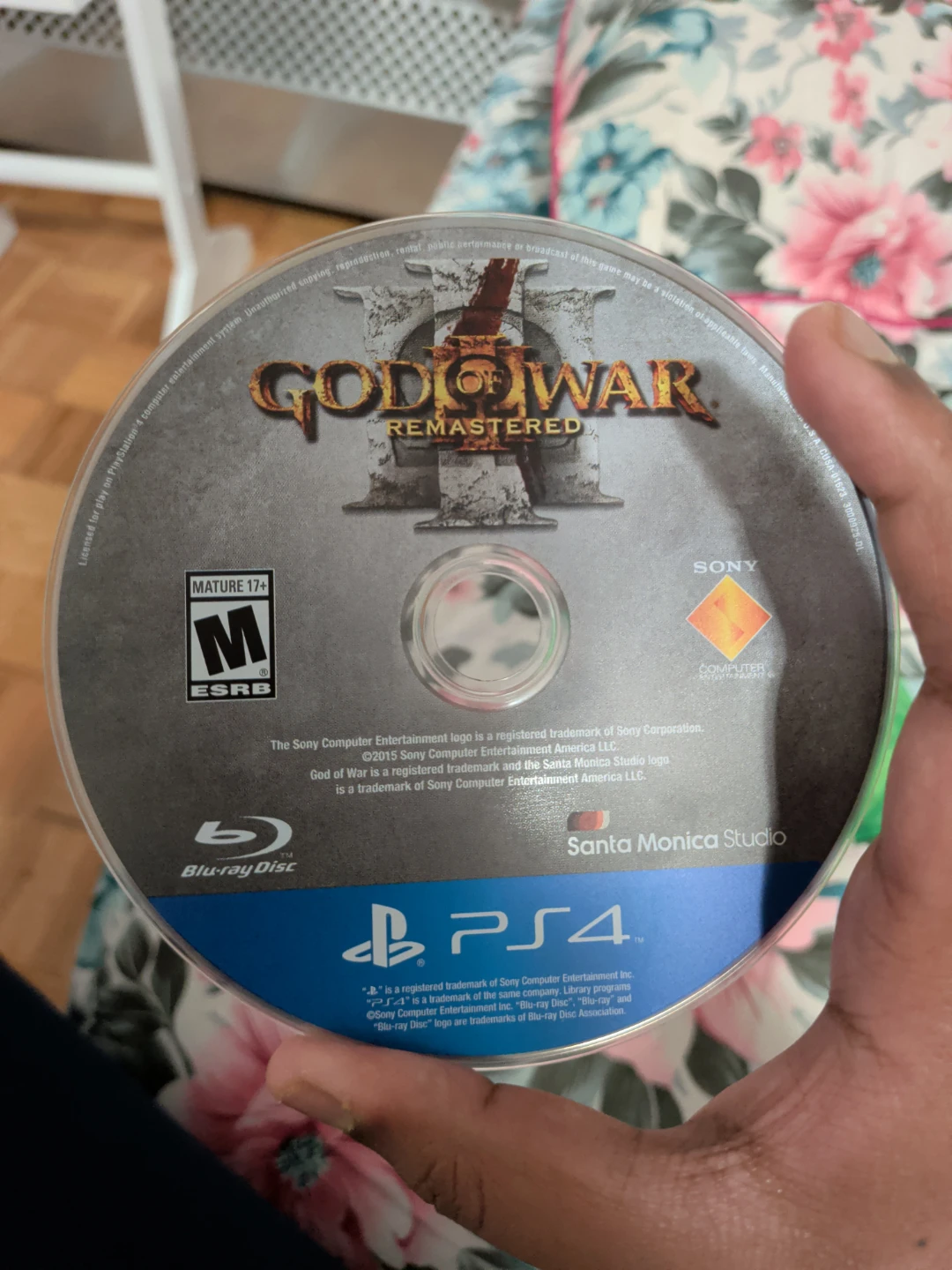 God of War III Remastered PS4 Blu-ray Disc - photo 2
