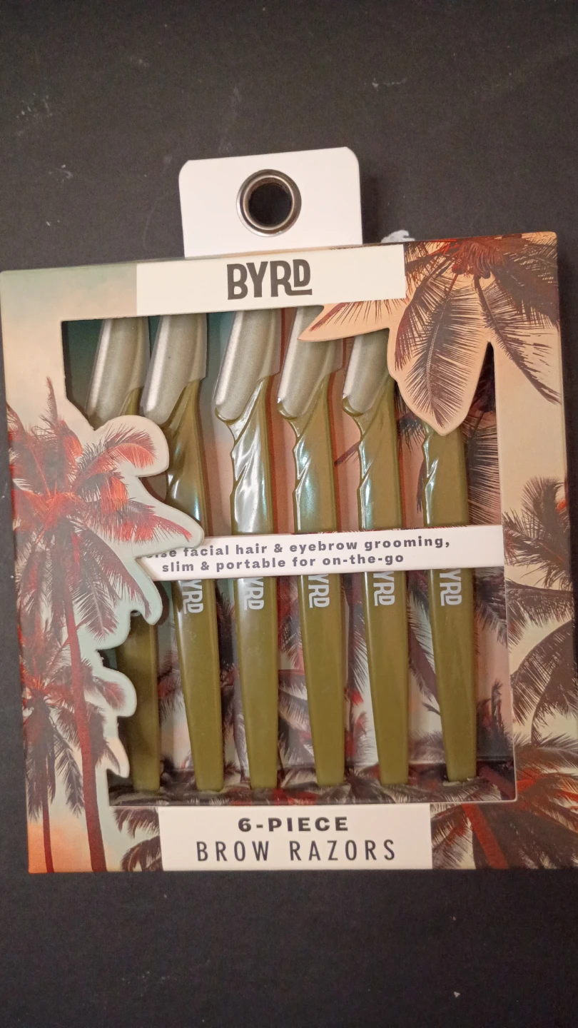 BYRD 6-Piece Brow Razors