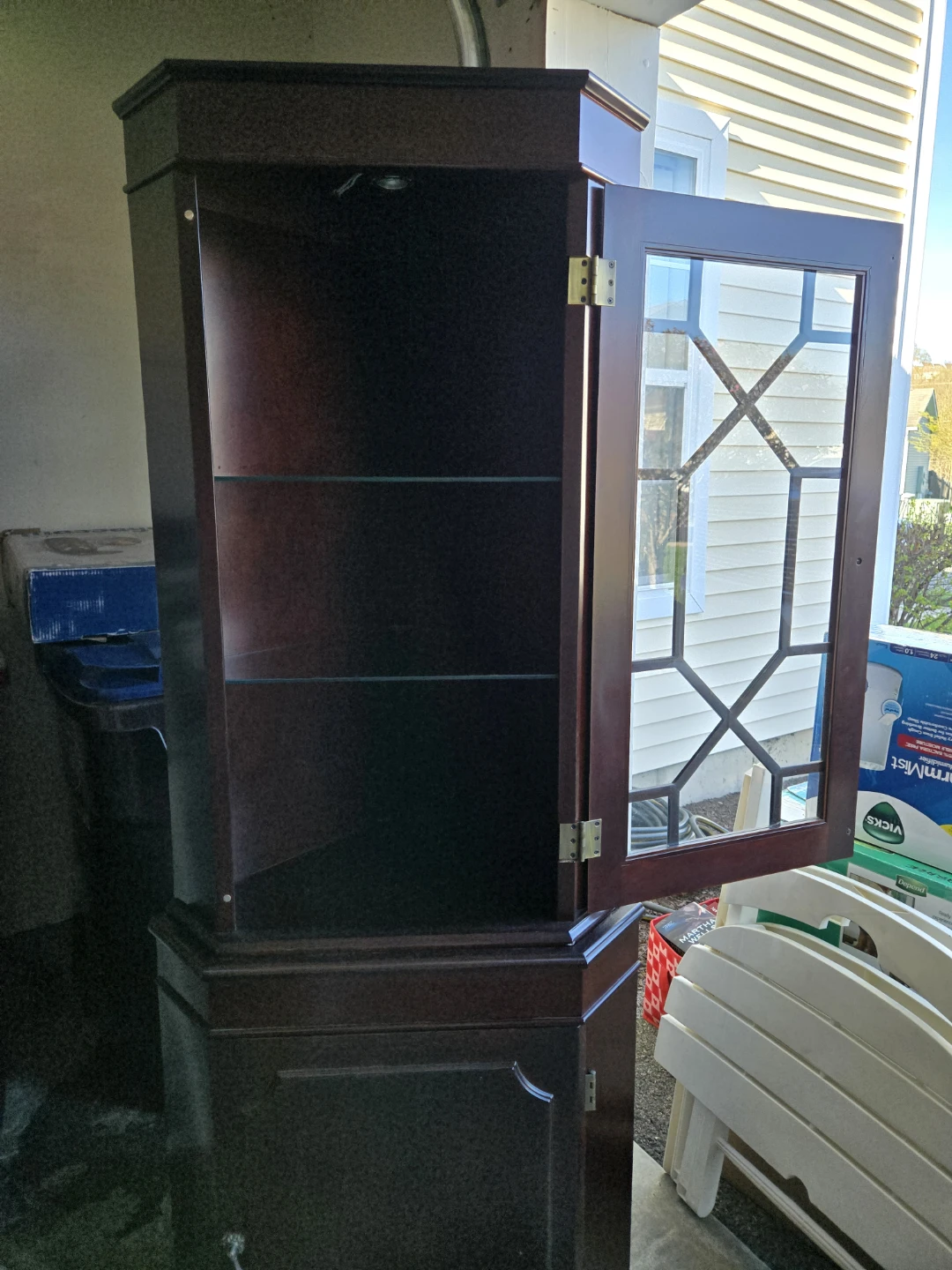 Corner Display Cabinet