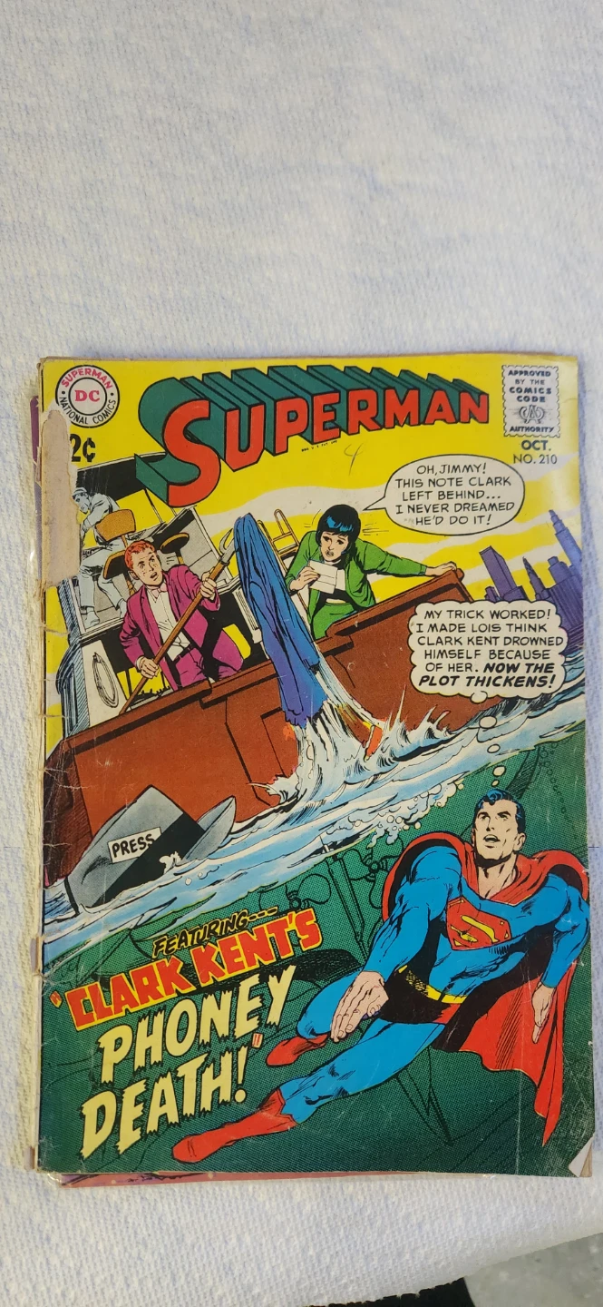 Superman Comic - Oct. No. 210