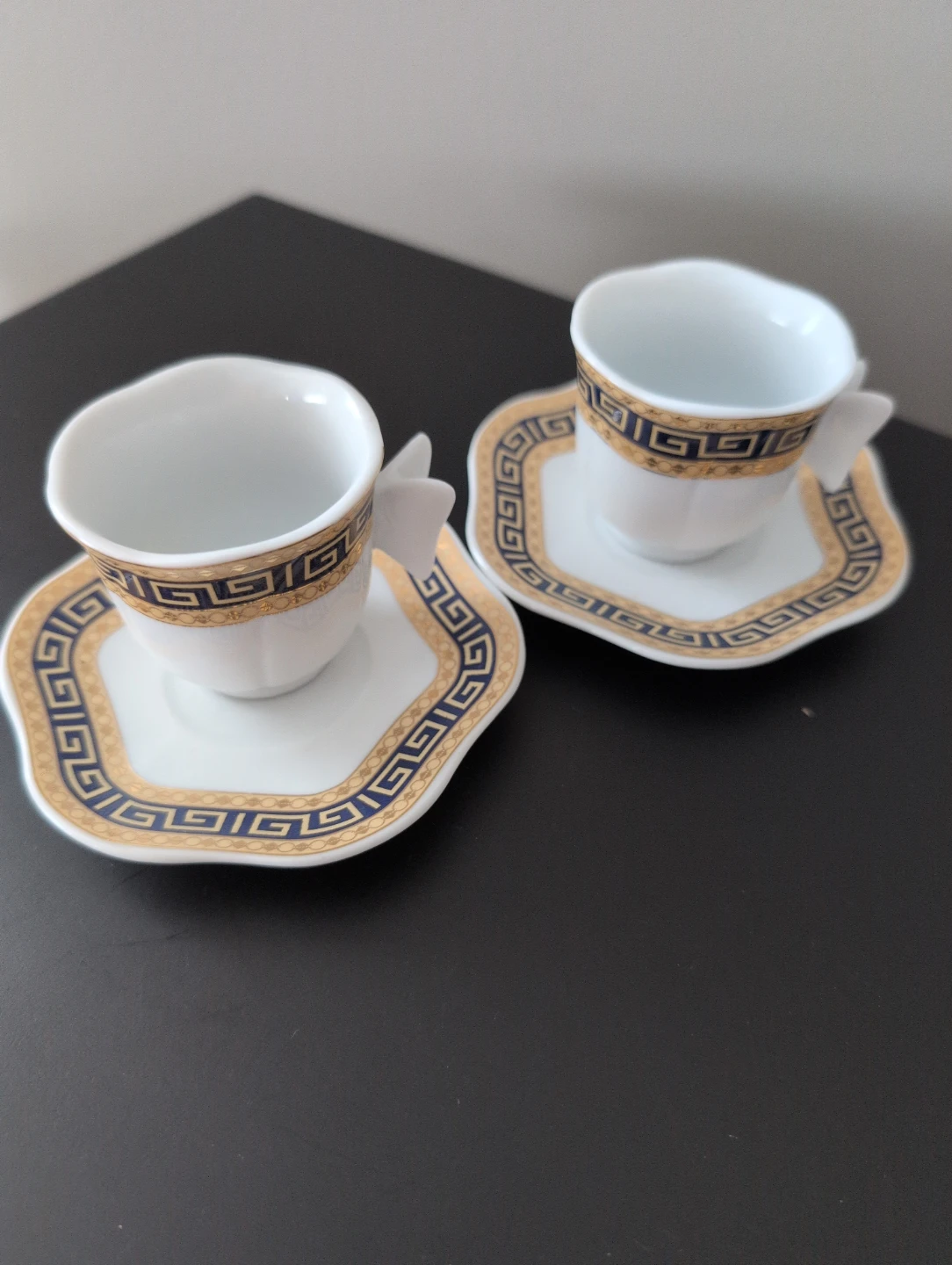 Set of 6 Espresso Cups and Saucers - photo 2
