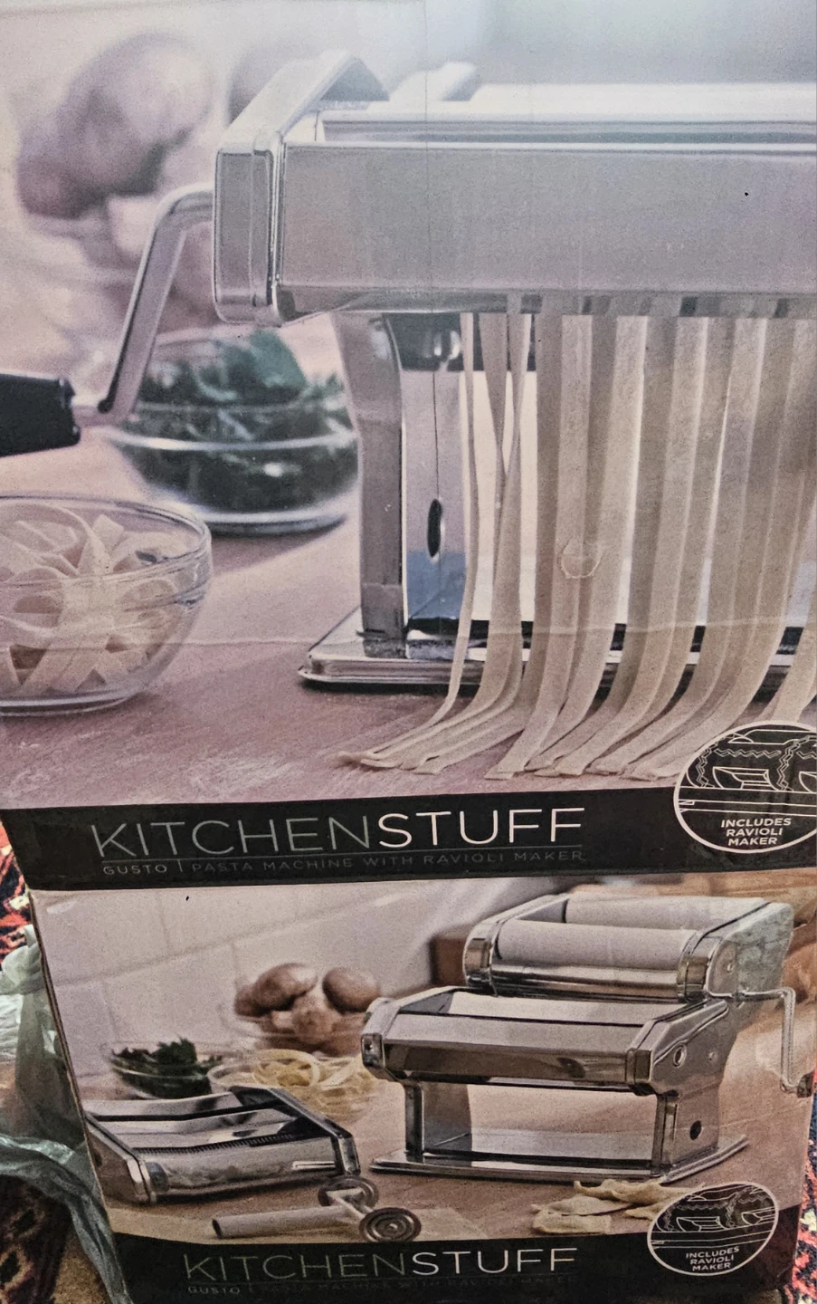 KitchenStuff Gusto Pasta Machine with Ravioli Maker - photo 2