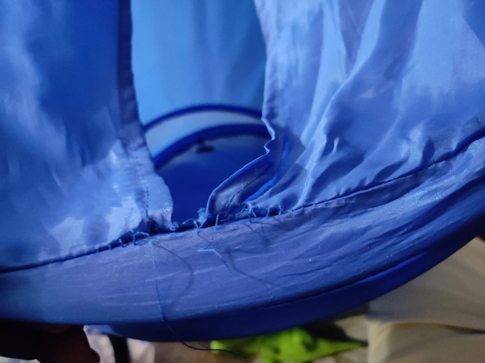 Blue Collapsible Laundry Hamper - photo 2