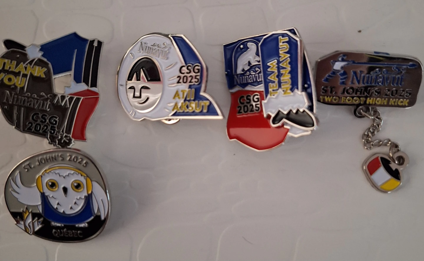 Nunavut CSG 2025 Lapel Pins Collection