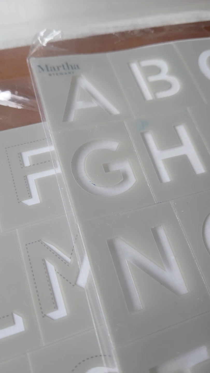 Martha Stewart Alphabet Stencils & Mandala Stencil - photo 2