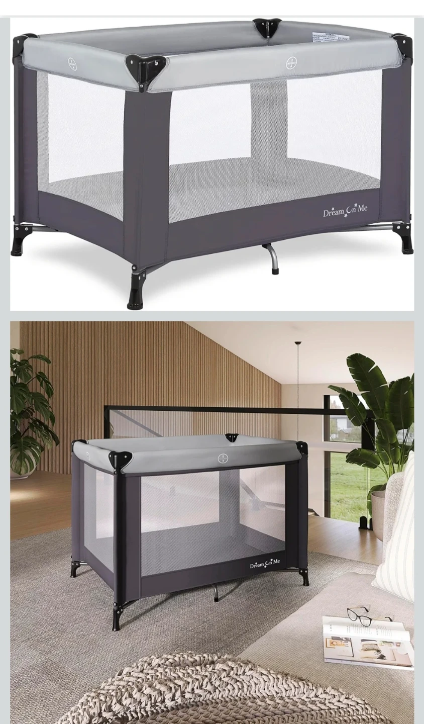 Dream On Me Nest Portable Play Yard - Grey
