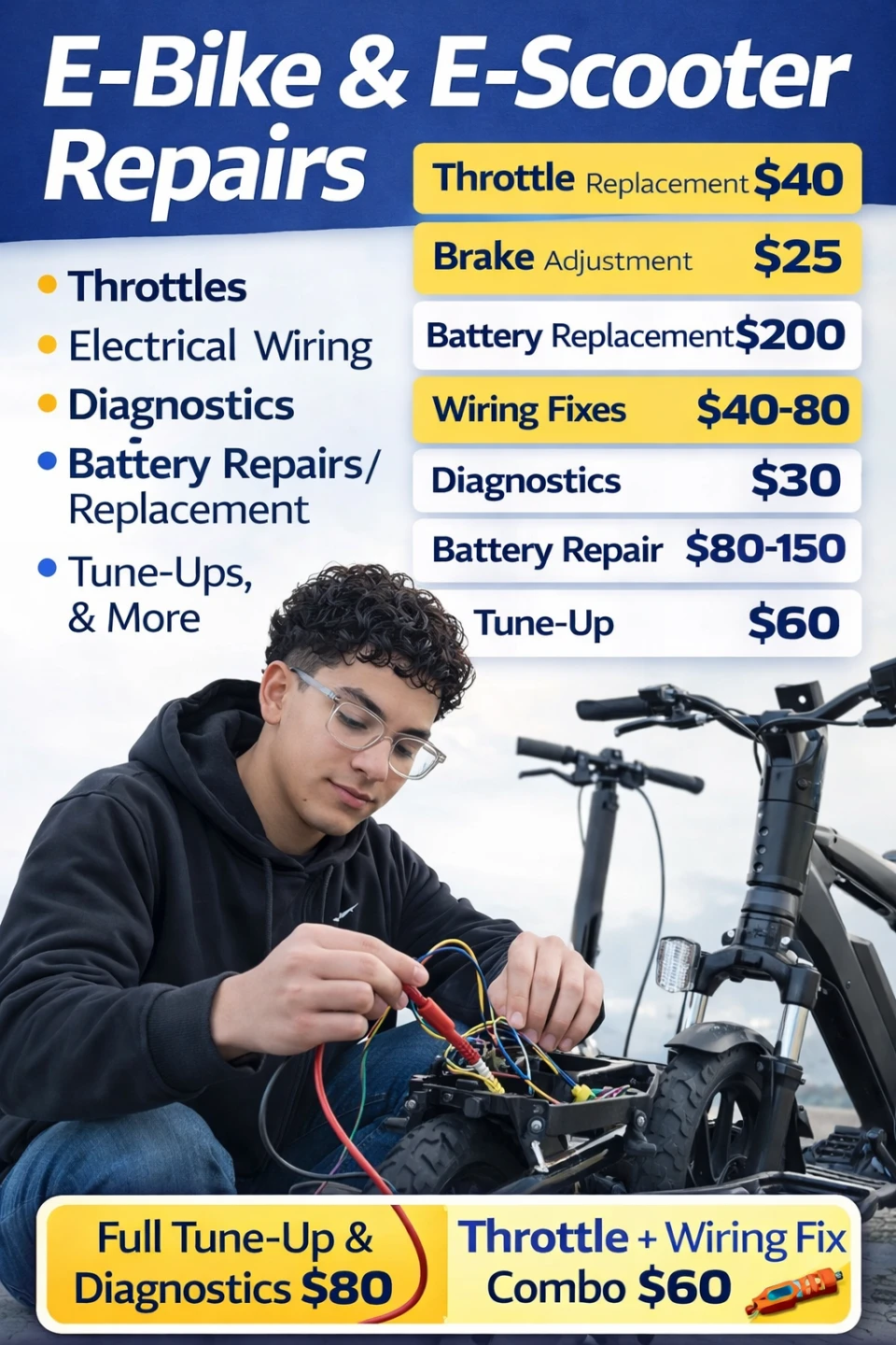 E-Bike & E-Scooter Repair Services