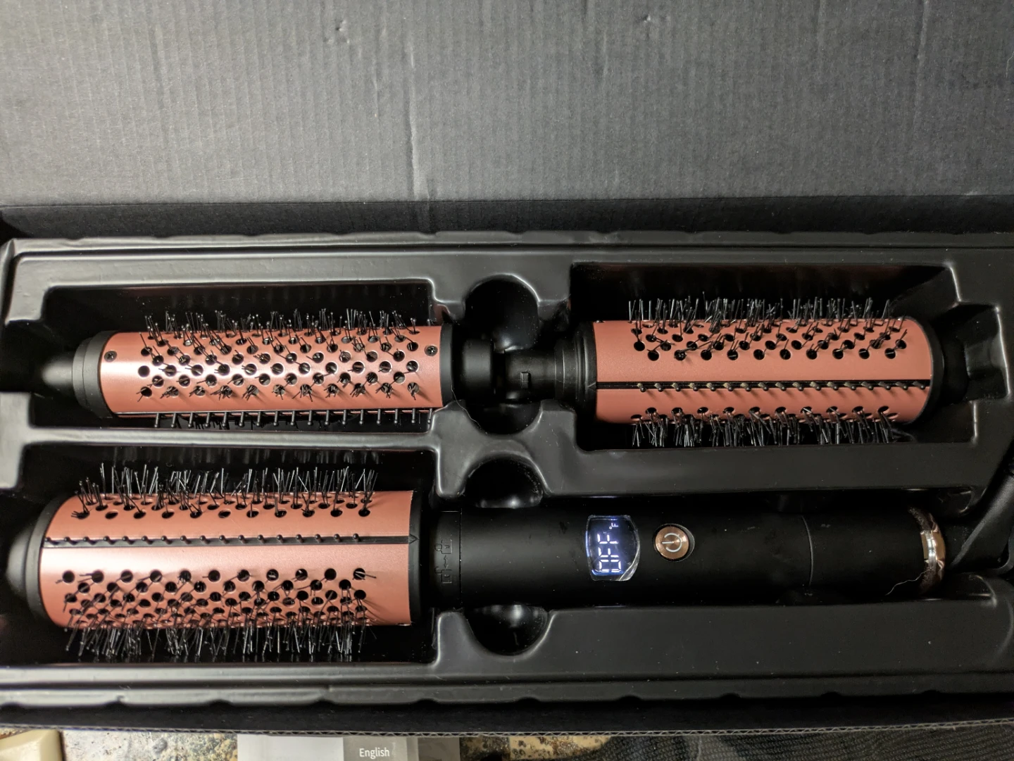 3-in-1 Thermal Brush Hair Styler with Interchangeable Barrels