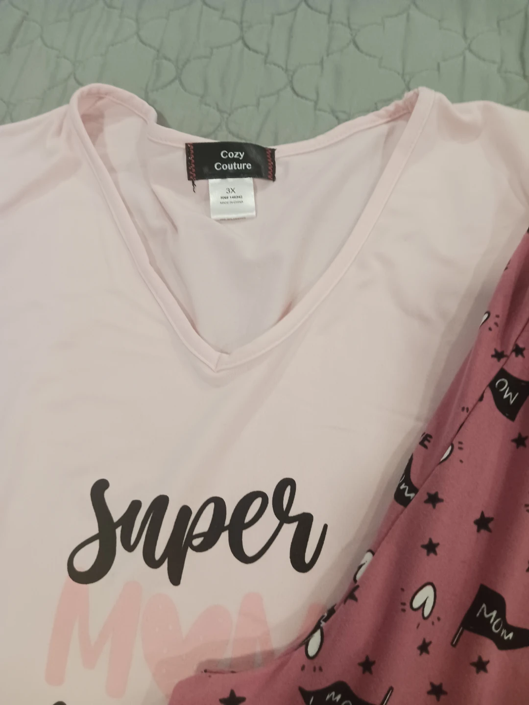 Cozy Couture Super Mom Pajama Set 3X - photo 2