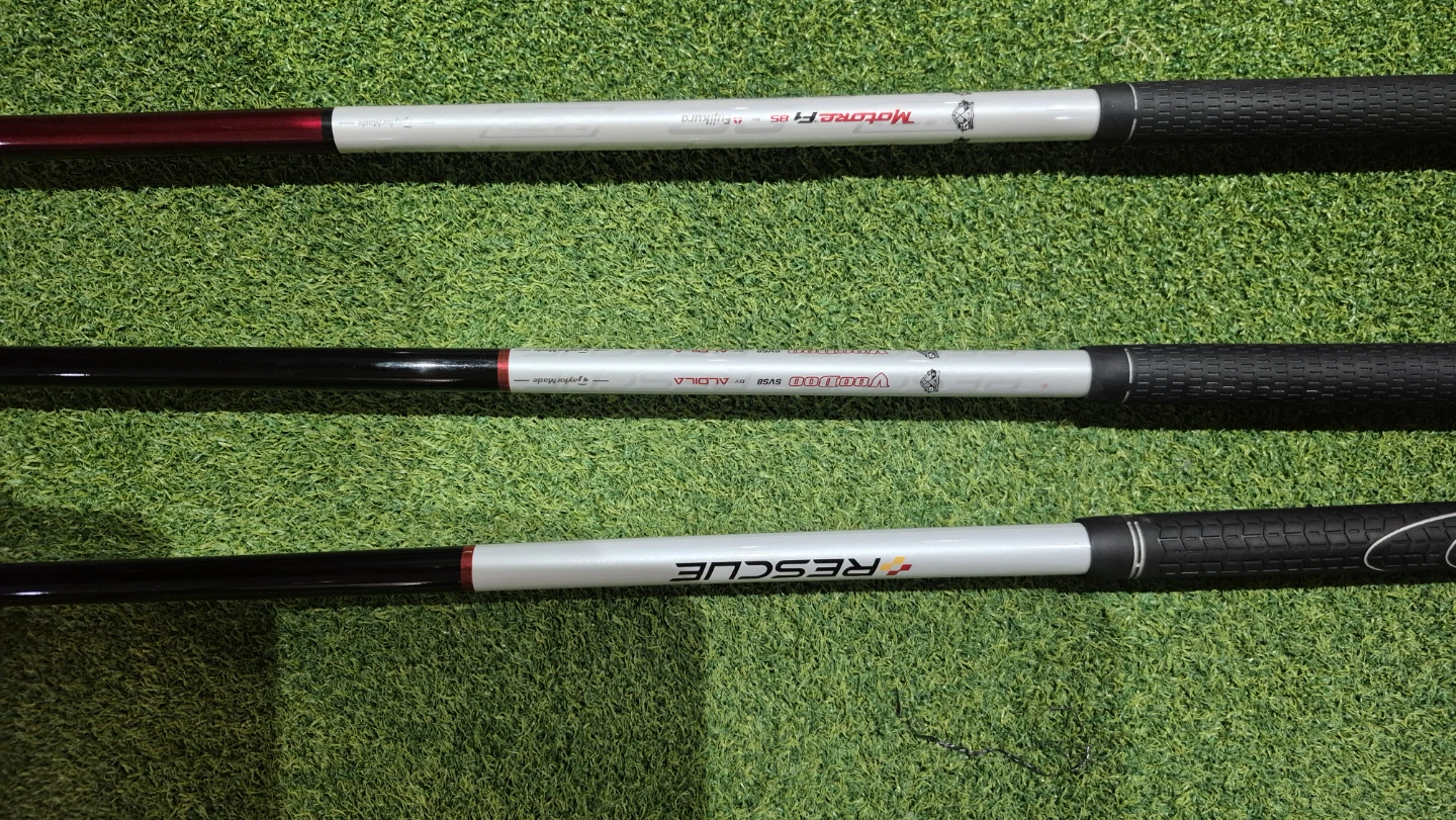(LH) TaylorMade R9 Rescue Golf Clubs (3w, 3h, 4h) - photo 4