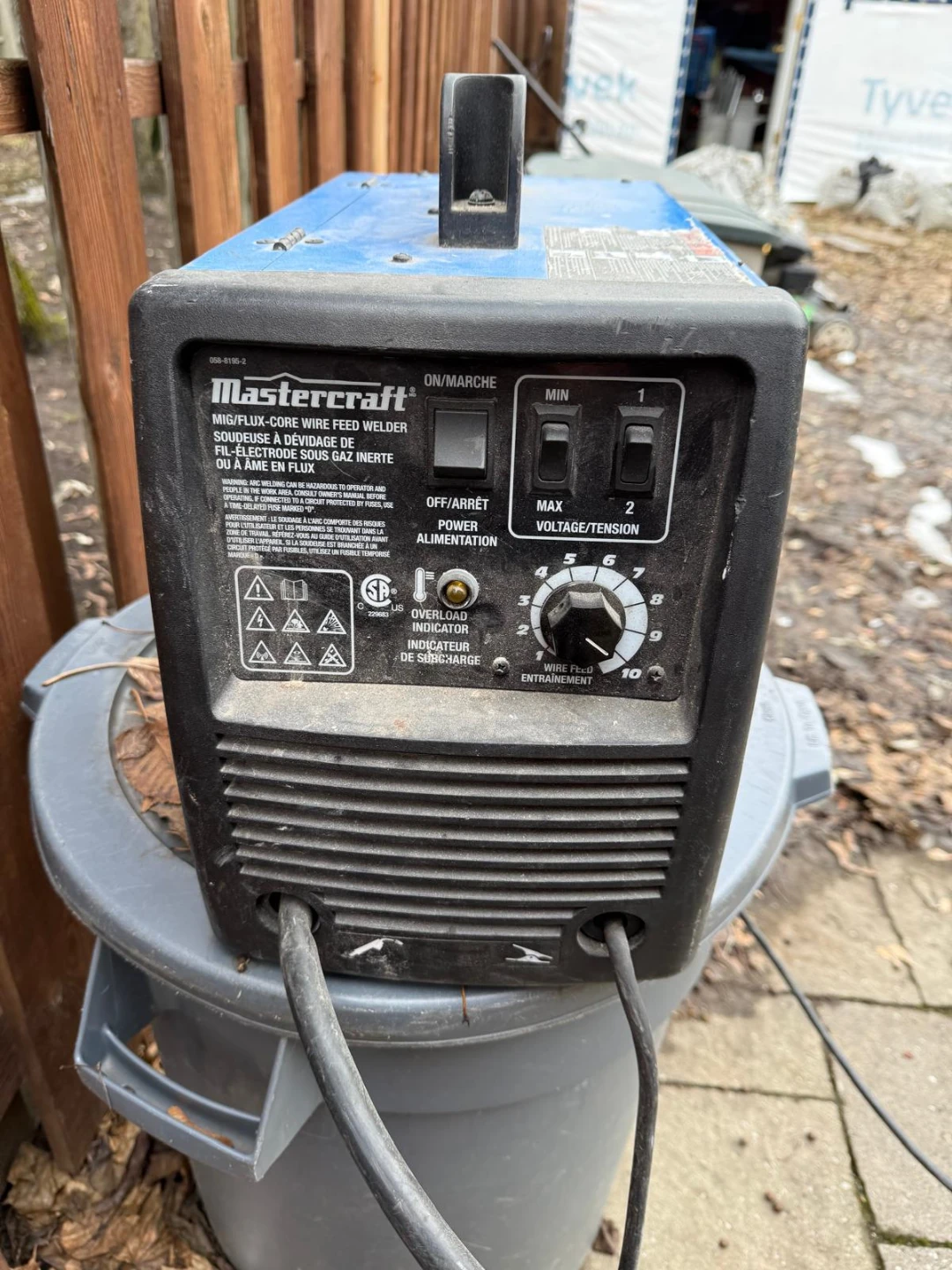 Mastercraft MIG/Flux-Core Wire Feed Welder
