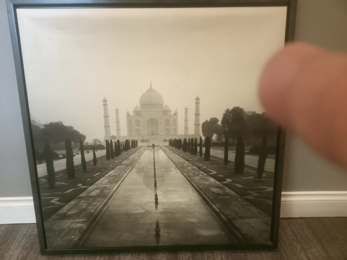 Framed Taj Mahal Photo