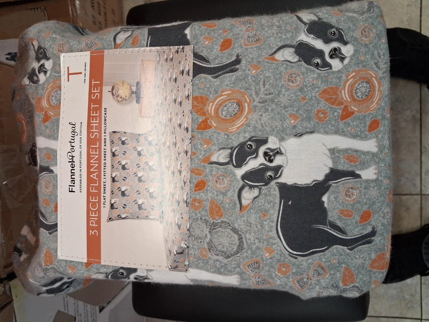 Flannel Portugal 3 Piece Flannel Sheet Set Twin - photo 2