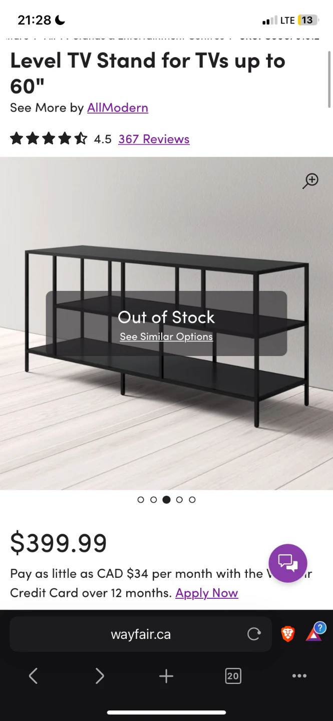 Allmodern TV Stand for TVs up to 60" - photo 2