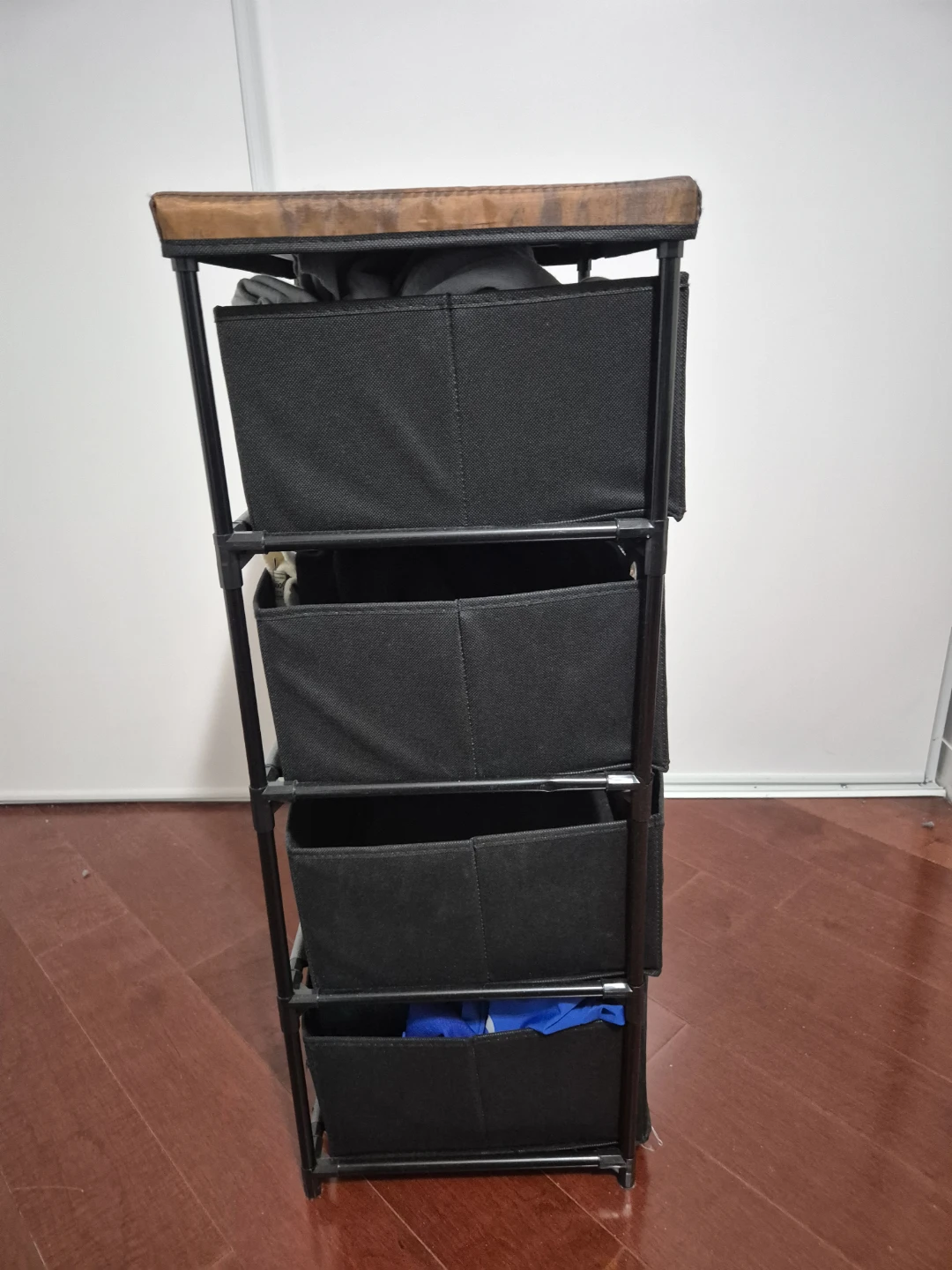 Black 4-Drawer Storage Unit - photo 3