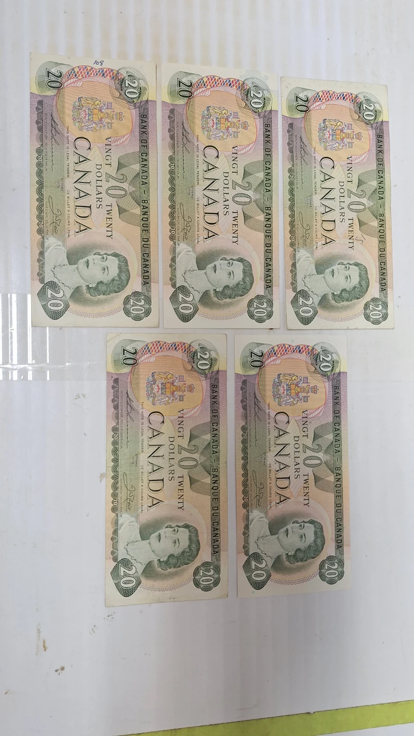 5 x $20  Canada (1979)