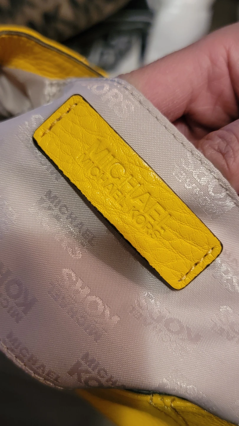 Michael Kors Yellow Leather Crossbody Bag - photo 3