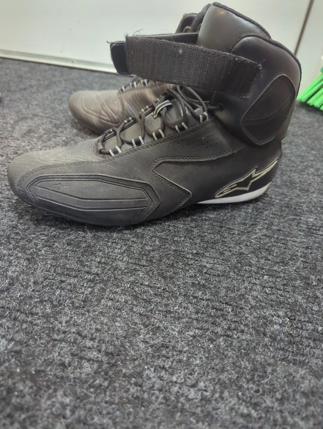 Alpinestars Black motorcycle Shoes Size 44 EUR