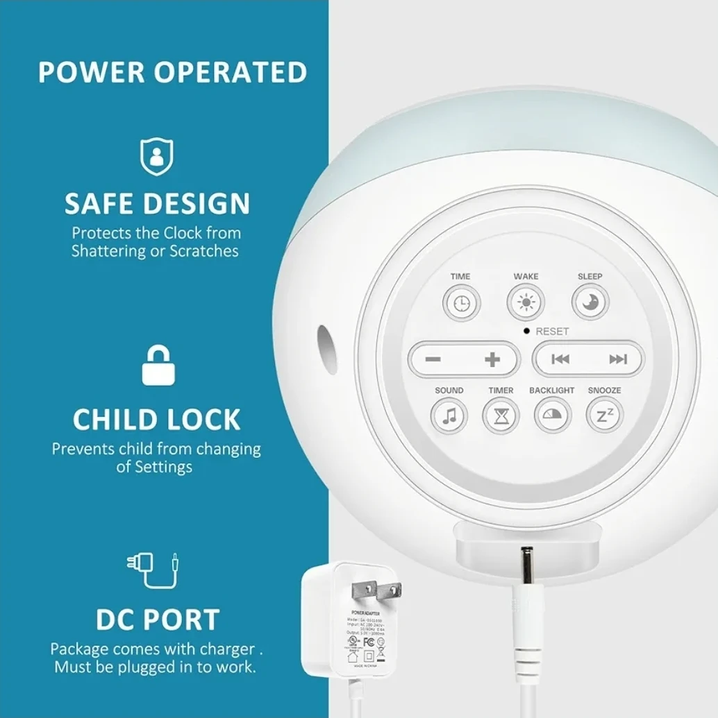 I-CODE Sun & Moon Rise Kids Alarm Clock - photo 5