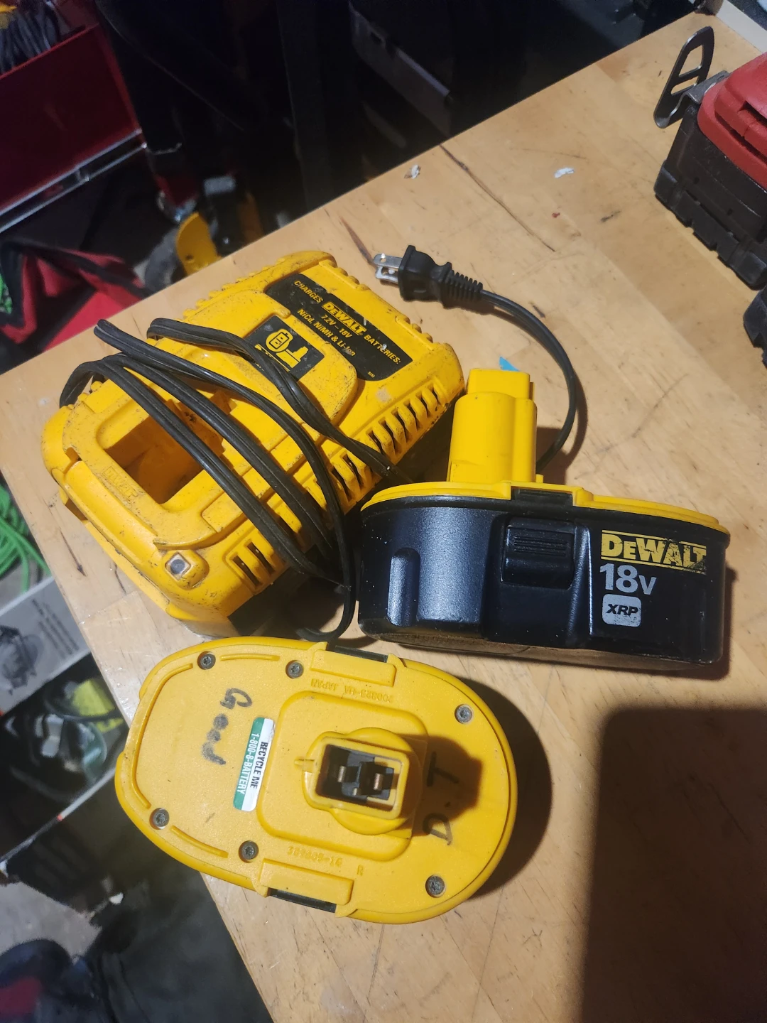 DEWALT 18V XRP Battery and Charger