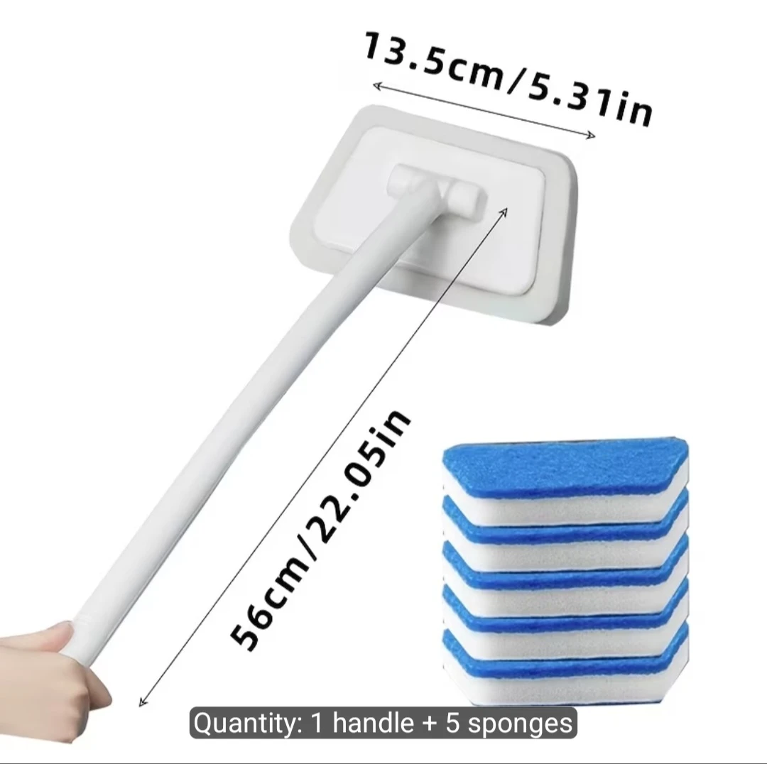 🌱Extendable Cleaning Brush with 5 Sponges