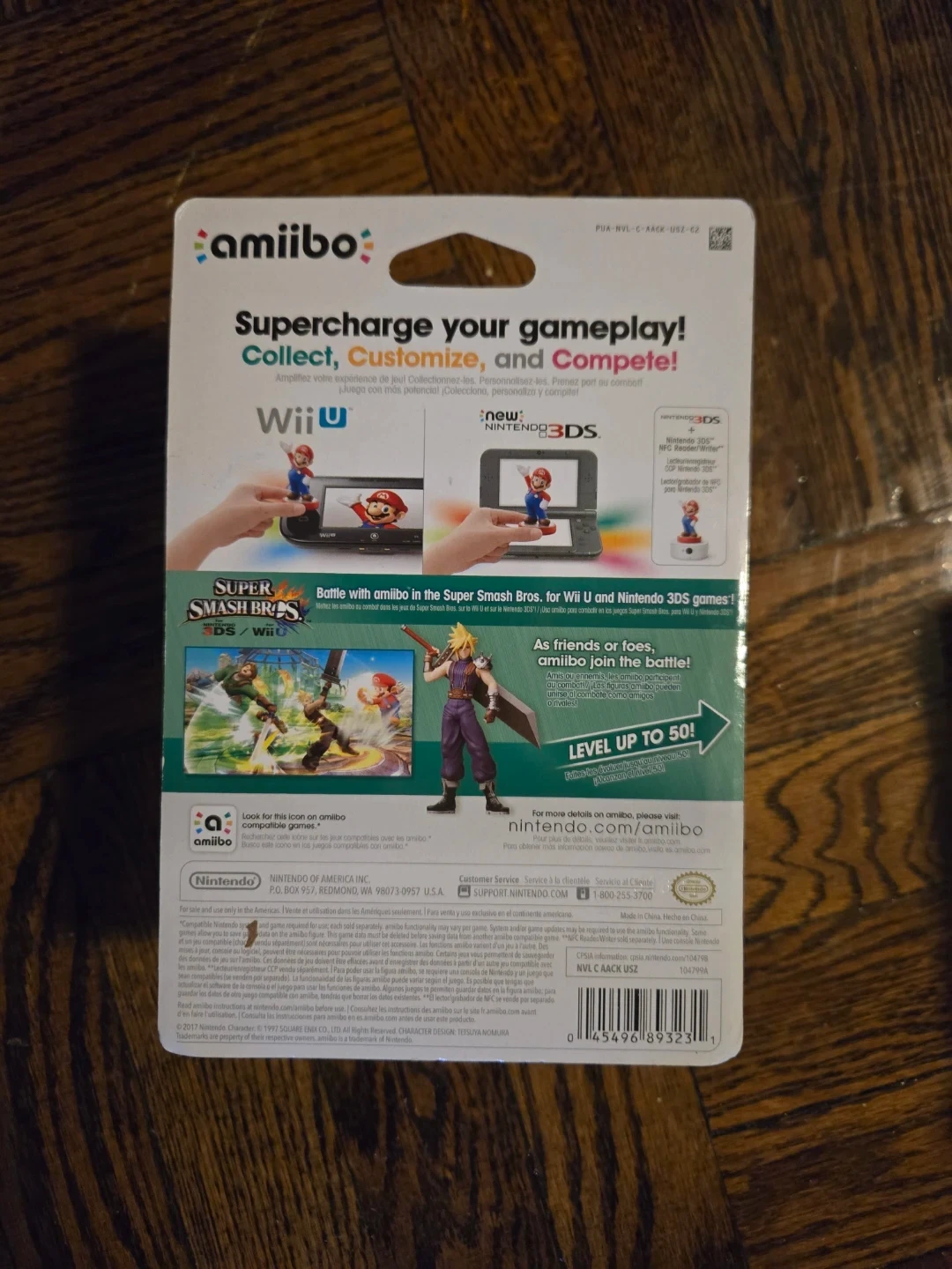 Cloud (player 1) amiibo new in box - photo 2