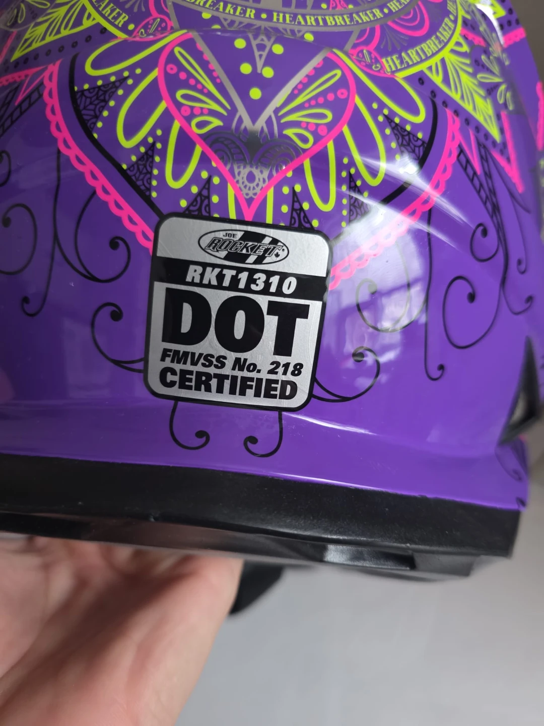Joe Rocket Motorcycle Helmet