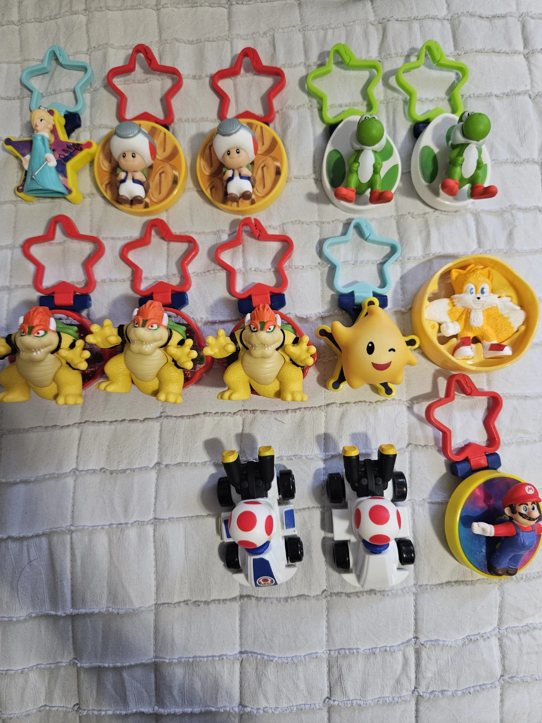 Assorted Nintendo Super Mario & Friends Fast Food Toys