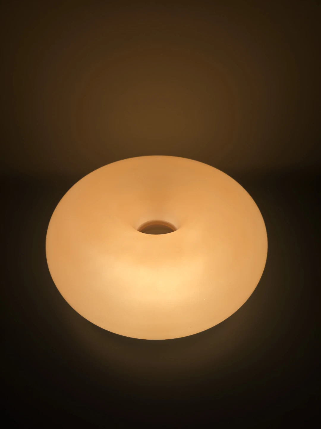 VARMLIXT LED Table/Wall Lamp - Orange Glass, 30cm - photo 2