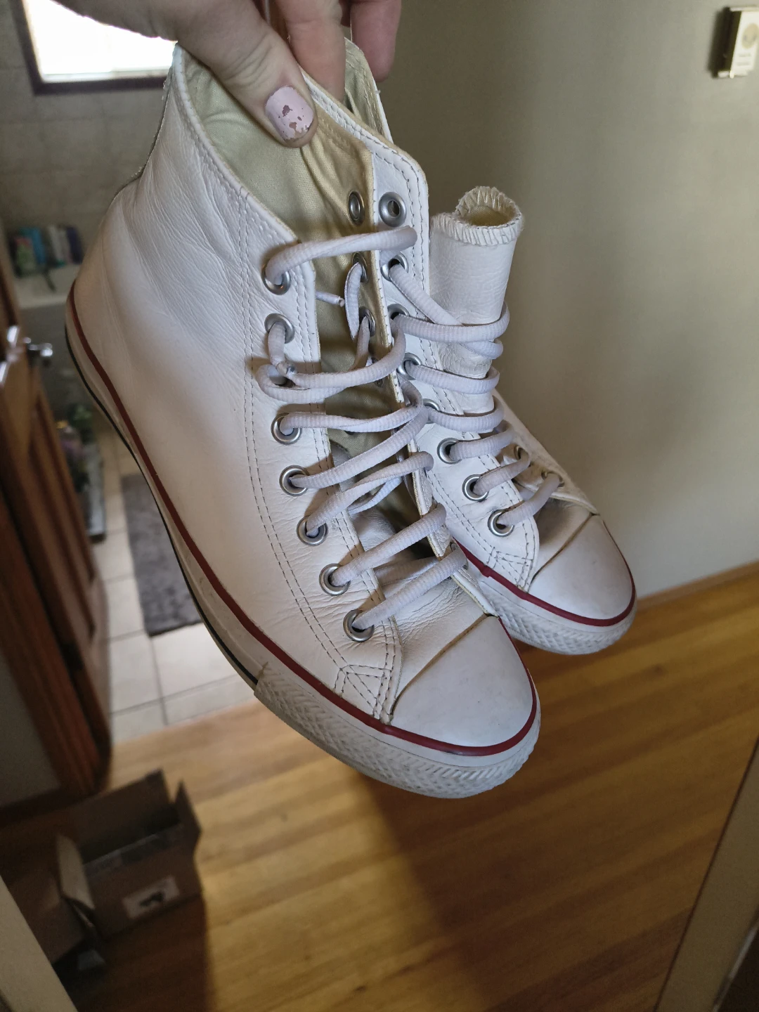 Converse All Star High Top Leather Sneakers - photo 2