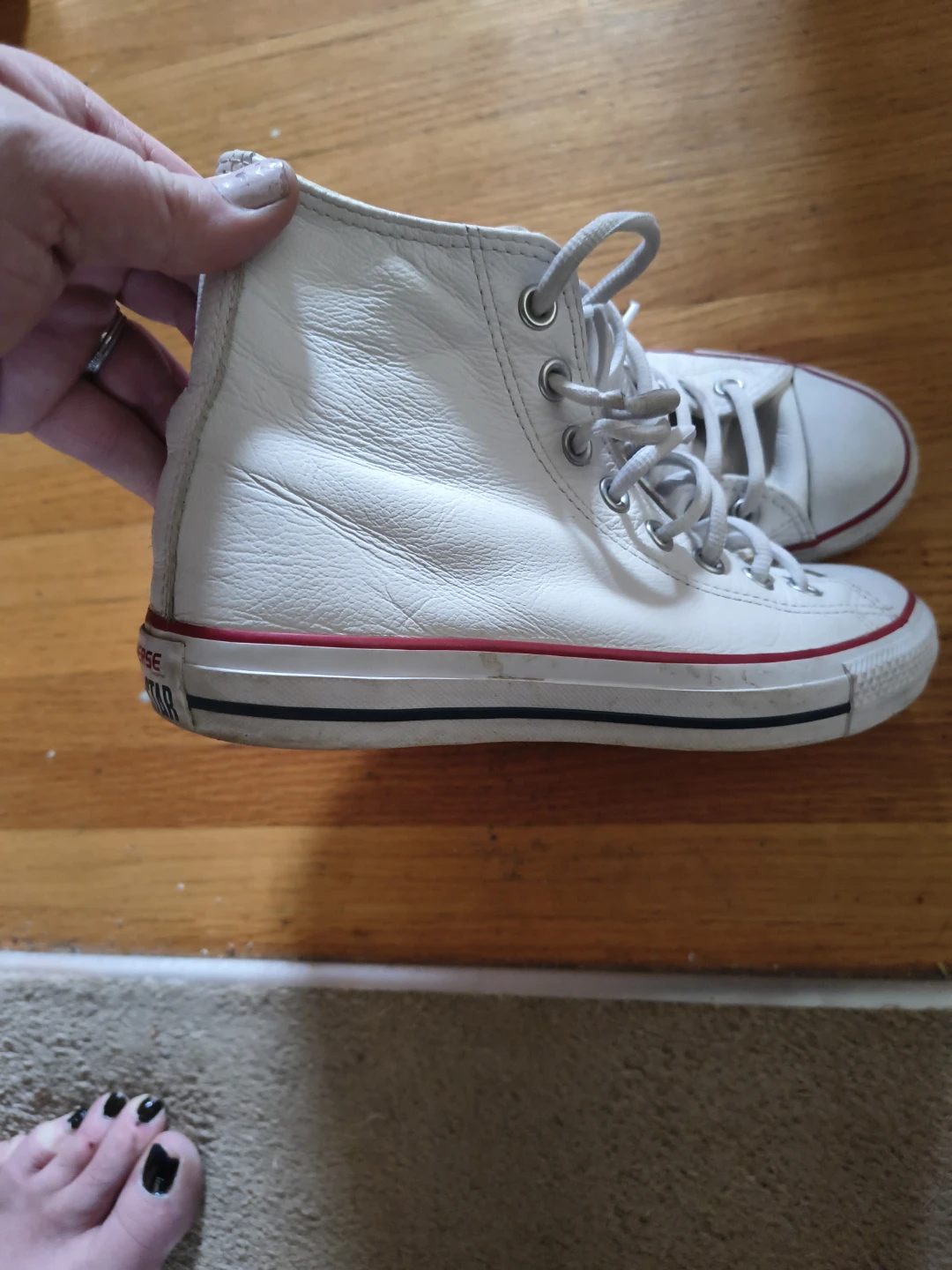 Converse All Star High Top Leather Sneakers - photo 4