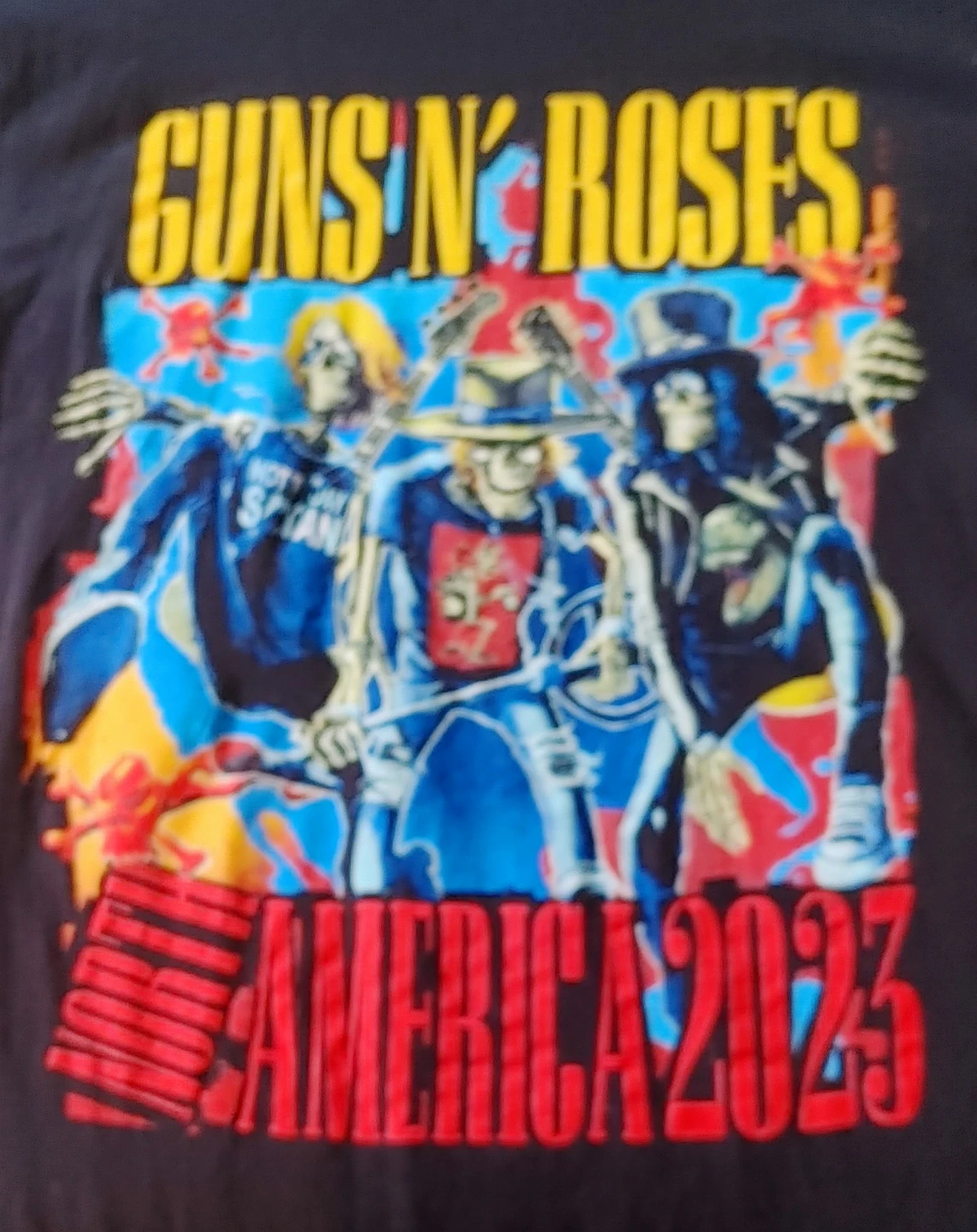 Guns N' Roses North America 2023 Tour T-Shirt - photo 3