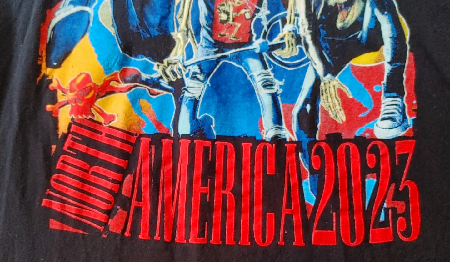 Guns N' Roses North America 2023 Tour T-Shirt - photo 5