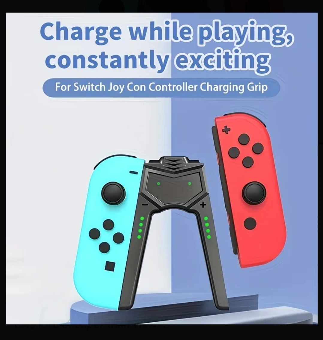 Nintendo Switch USB Continously Charging Playing Adaptor Handle - photo 3