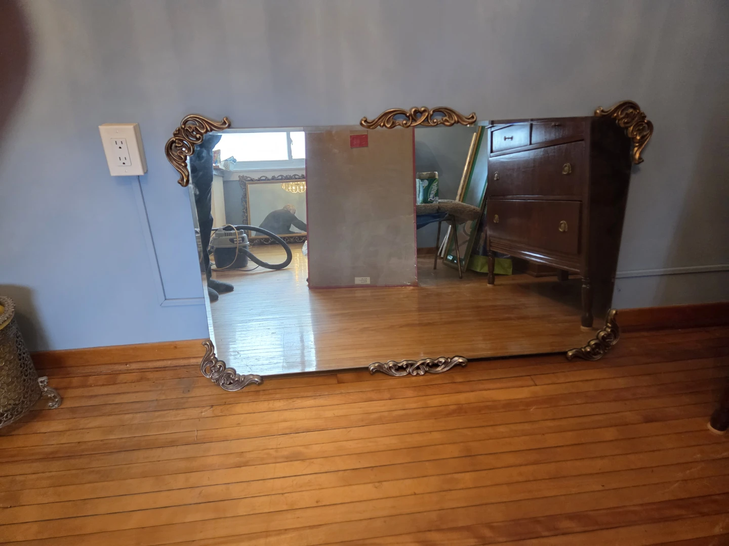 Ornate Gold Wall Mirror