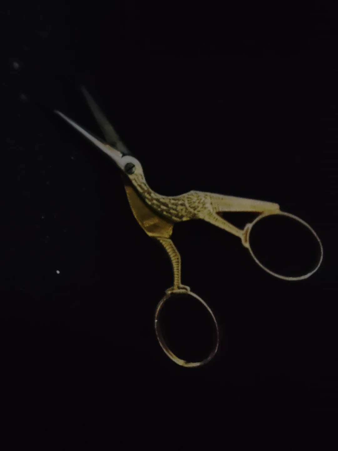 Crane Embossed Vintage Scissors - photo 2